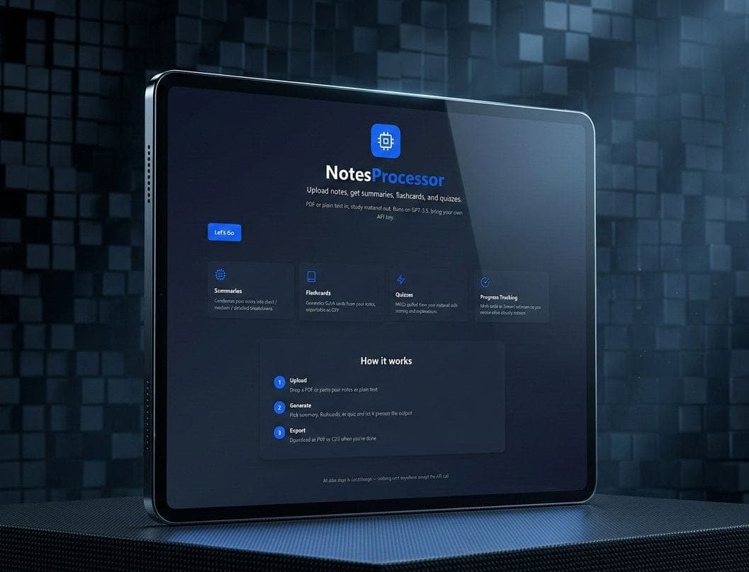 Notes Processor